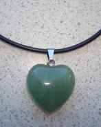 Ketting met hanger van groene aventurijn, Vert, Avec pendentif, Envoi, Neuf