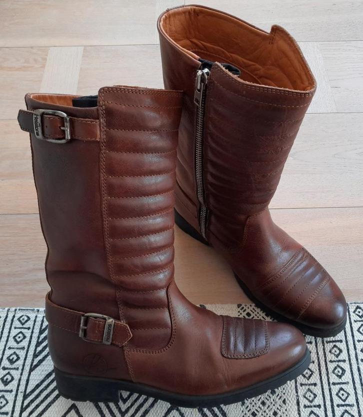 Stoere Helstons Challenge 60 motorlaarzen - Maat 43, Motoren, Kleding | Motorkleding, Laarzen, Heren, Tweedehands, Ophalen of Verzenden
