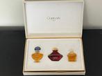 3x miniatuur parfum Guerlain Shalimar Mitsouko Samsara, Verzamelen, Ophalen of Verzenden, Nieuw, Miniatuur, Gevuld