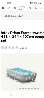 Intex zwembad, Ophalen, Gebruikt