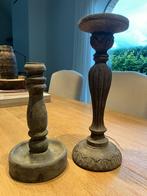 Set van 2 ornamenten Hoffz nieuw, Ophalen, Nieuw, Hout, Kandelaar