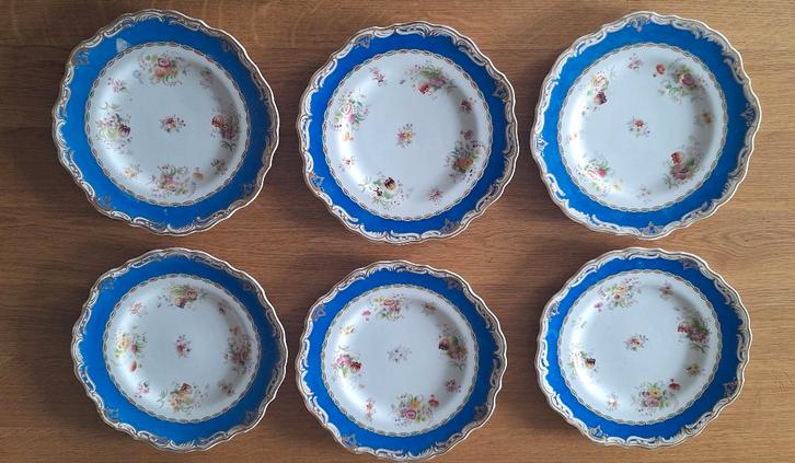 6 Copeland borden, Antiek en Kunst, Antiek | Keramiek en Aardewerk, Ophalen of Verzenden