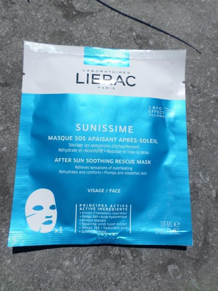SOS verzachtend after-sun gezichtsmasker Lierac Laboratories, Handtassen en Accessoires, Uiterlijk | Gezichtsverzorging, Nieuw