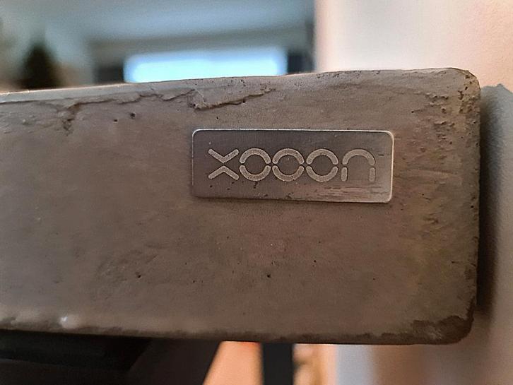 Tafel Xooon Toro concrete grijs (220x90x77), Huis en Inrichting, Tafels | Eettafels, Ophalen