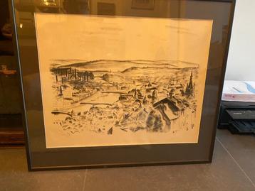 Willem PAERELS Litho Fauvisme ingelijst beschikbaar voor biedingen