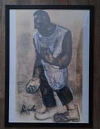 Constant Permeke- ingelijste poster+ zeldzame map +cataloog, Peinture et dessin, Enlèvement ou Envoi, Diverse auteurs, Utilisé