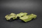 3 Dinky Toys - Scout Car/Dukw et voiture blindée - TOP, Enlèvement ou Envoi
