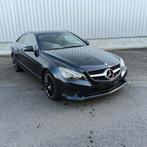 Mercedes E220 Coupé, Auto's, Mercedes-Benz, Blauw, Leder, Bruin, Diesel