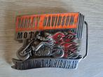 Vintage Harley Davidson Belt Baron 1994 Burn up the Highway, Kleding | Heren, Riemen en Ceintuurs, Ophalen, Zo goed als nieuw