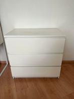 Commode IKEA : Malm 3 tiroirs, 3 ou 4 tiroirs, Moins de 100 cm, Enlèvement, Utilisé