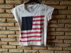 (71)- tee shirt femme t.36 beige rouge - cache cache-, Beige, Cache-cache, Ophalen of Verzenden, Zo goed als nieuw