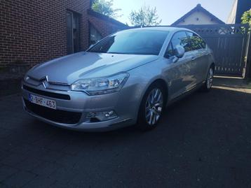 Citroen c5 exclusive 2008 169.000 km, Autos, Argent ou Gris, Capteur de stationnement, Boîte manuelle, Noir