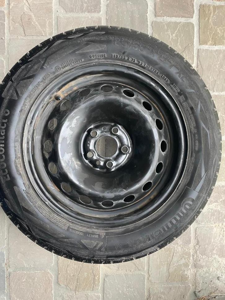 (reserve)wiel, beide velg en band, Auto-onderdelen, Banden en Velgen, Banden en Velgen, All Season, 15 inch, 185 mm, Gebruikt