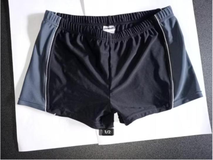Zwart-grijze zwembroek/short voor heren - SHAMP - L 52/54, Vêtements | Hommes, Vêtements de bain & Maillots de bain, Short de bain