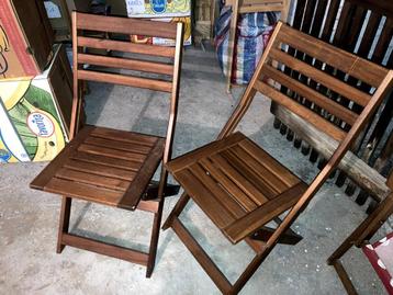 Tuinset 2 stoelen + klaptafel beschikbaar voor biedingen