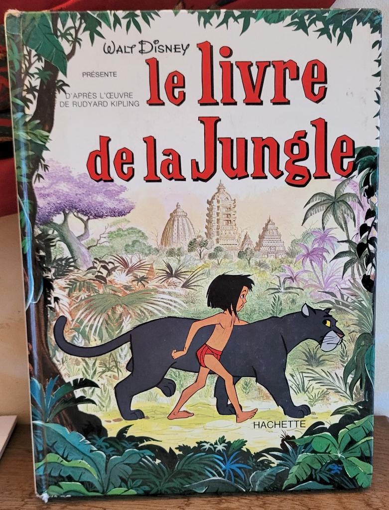 Walt DISNEY - Le livre de la Jungle - Hachette - EO1968, Antiquités & Art, Antiquités | Livres & Manuscrits, Enlèvement ou Envoi