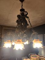 8 zeer mooie kroonluchters met beelden, zeer uniek., Antiek en Kunst, Ophalen