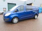 FORD TRANSIT DUBBEL CABINE AUTOMAAT, Auto's, 4 deurs, Euro 6, 4 cilinders, Blauw