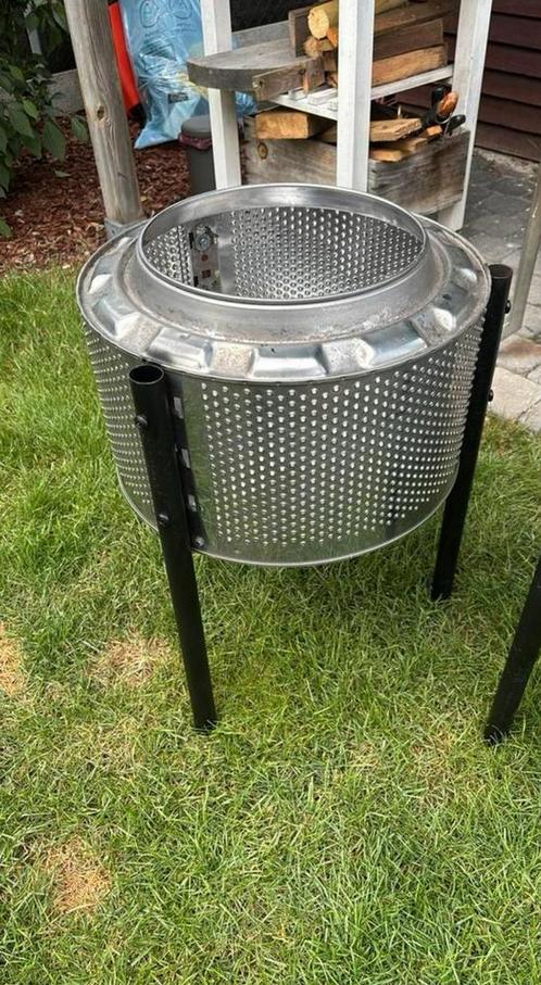 Vuurkorf van wastrommel, Tuin en Terras, Vuurkorven, Zo goed als nieuw, Vuurkorf, Ophalen