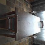 Table de ferme XVIII ème  + 5 chaises de Herve, Antiek en Kunst, Antiek | Meubels | Tafels, Ophalen