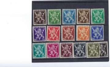 Belg. postzegels: 1944 : nrs 674 A t/m 689A