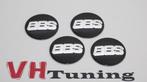 BBS wielnaaf stickers 56MM zwart/chroom 4 stuks, Ophalen
