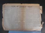 'Nieuwe Rotterdamsche Courant' dinsdag 29 oktober 1918, Verzamelen, Tijdschriften, Kranten en Knipsels, Krant, Ophalen of Verzenden