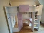 Hoogslaper met kast en bureau kinderkamer, Kinderen en Baby's, Ophalen, Gebruikt, Hoogslaper