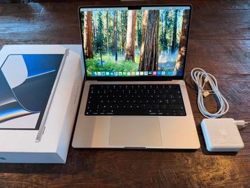 Als nieuwe Apple MacBook Pro 14,2” M1 16GB 1TB lader en doos beschikbaar voor biedingen