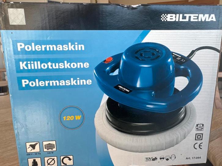 Car Polisher / Buffer – Biltema 120W – Unused – €20, Auto diversen, Onderhoudsmiddelen, Ophalen