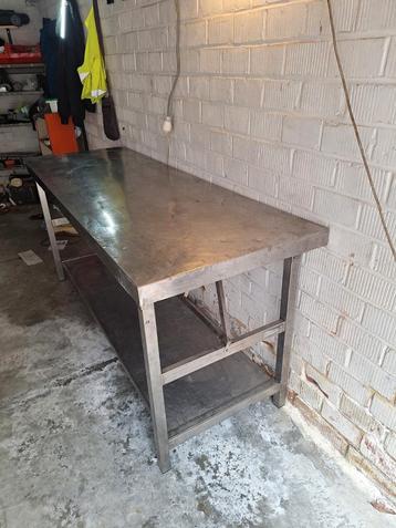 Table en inox pliable, Articles professionnels, Enlèvement, Utilisé, Mobilier en inox