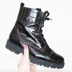 Prachtige Leren Gabor Veterlaarsjes s3 (Maat 7/40½) € 95,-, Verzenden, Zwart, Lage of Enkellaarzen, Gabor