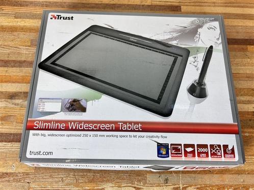 A1451. Trust Slimline Widescreen Tablet in doos, Informatique & Logiciels, Windows Tablettes, Utilisé, Enlèvement ou Envoi