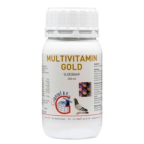 Multivitamine Gold 250 ml - Giantel, Animaux & Accessoires, Nourriture pour Animaux, Enlèvement ou Envoi