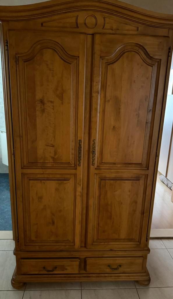Massieve houten vestiairekast, Antiek en Kunst, Antiek | Meubels | Kasten, Ophalen