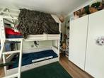 Boomhutbed / stapelbed met ladder uit echt hout, Huis en Inrichting, Slaapkamer | Stapelbedden en Hoogslapers, Ophalen, Eenpersoons
