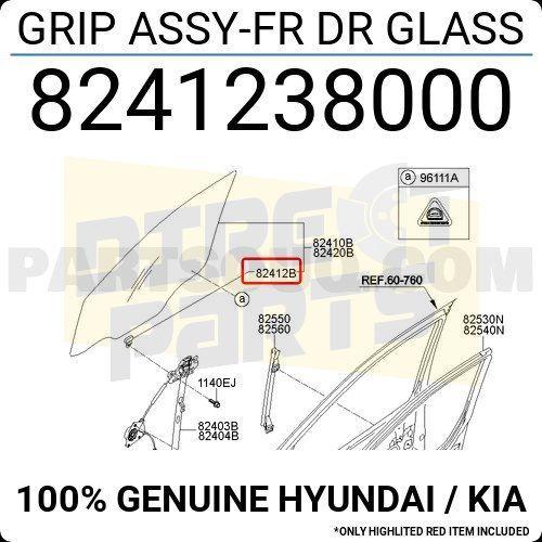 Hyundai Veloster (7/11-12/16) Portier Glas houder Origineel!, Auto-onderdelen, Carrosserie, Hyundai, Nieuw, Ophalen of Verzenden