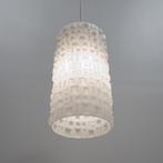 White Opaline Glass Hanglamp - Vintage Peill & Putzler 1970, Huis en Inrichting, Lampen | Hanglampen, Ophalen of Verzenden, Glas