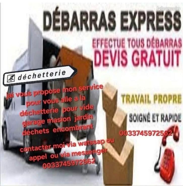 Bonjour j'ai vous proposer mon service vide masion déchets, Bricolage & Construction, Métaux