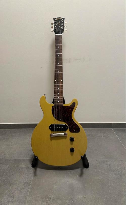 Gibson Les Paul junior double cut in Tv yellow (2024), Muziek en Instrumenten, Snaarinstrumenten | Gitaren | Elektrisch, Zo goed als nieuw