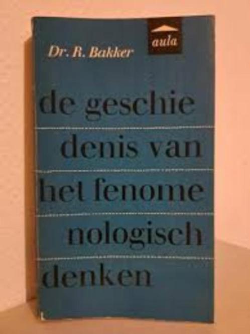De geschiedenis vh fenomenologisch denken|Aula,R.Bakker, Boeken, Filosofie, Zo goed als nieuw, Algemeen, Ophalen of Verzenden