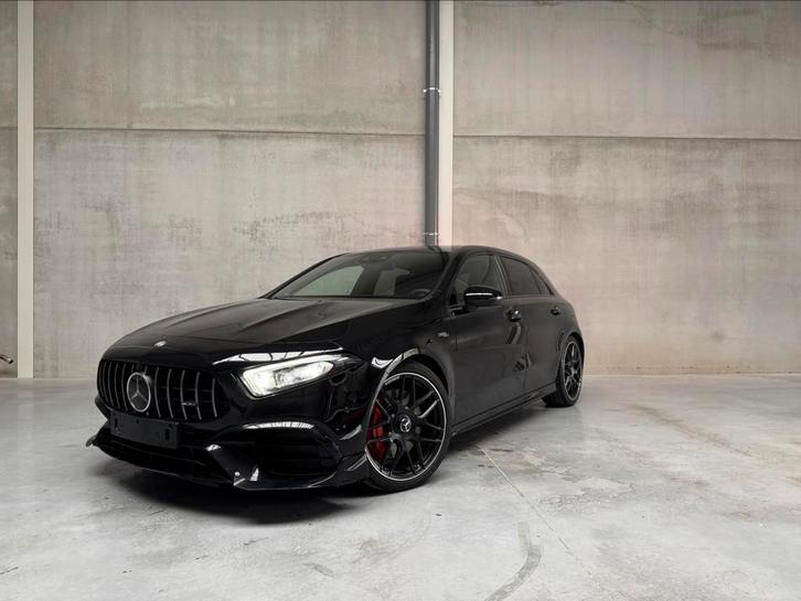 Mercedes a klasse A45 AMG +4matic, Auto's, Mercedes-Benz, Bedrijf, A-Klasse, Benzine, Euro 6, 5 deurs, Automaat, Zwart, Zwart