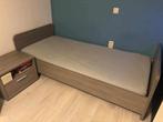 1 persoonsbed, Huis en Inrichting, Slaapkamer | Bedden, Ophalen, Gebruikt, Eenpersoons, Hout