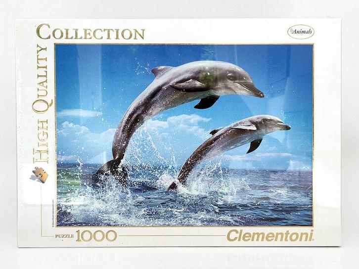 puzzel Clementoni dolfijnen, Hobby en Vrije tijd, Denksport en Puzzels, Nieuw, Legpuzzel, 500 t/m 1500 stukjes, Ophalen of Verzenden