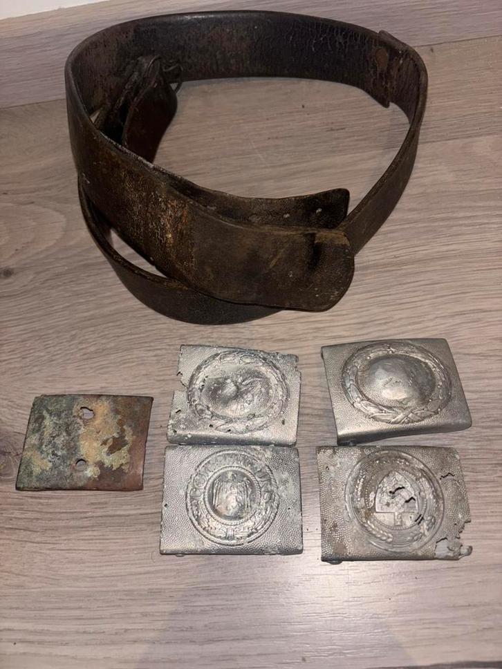Lot van 5 koppelsloten, Verzamelen, Militaria | Tweede Wereldoorlog, Ophalen of Verzenden