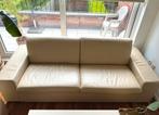 Prachtige beige zetel (leder), Huis en Inrichting, Zetels | Zetels, Ophalen, Zo goed als nieuw