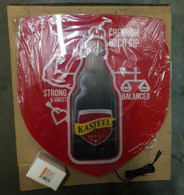 KASTEELBIER, lichtreklame beschikbaar voor biedingen