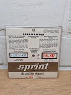 Vintage reclame parkeer kaart Sprint Sigaretten, Ophalen of Verzenden, Gebruikt, Gebruiksvoorwerp