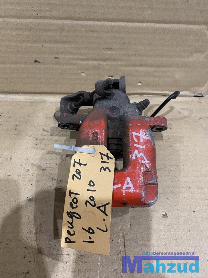 PEUGEOT 207 Links achter remklauw 2006-2015, Auto-onderdelen, Remmen en Aandrijving, Peugeot, Gebruikt, Ophalen of Verzenden