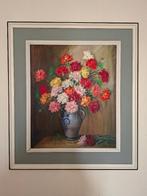 schilderij anjers in kruik, A. De Mets-Van den Heule, Enlèvement